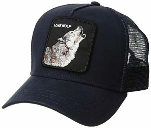 Gorra trucker azul marino lobo Wolf de Goorin Bros. - Azul marino