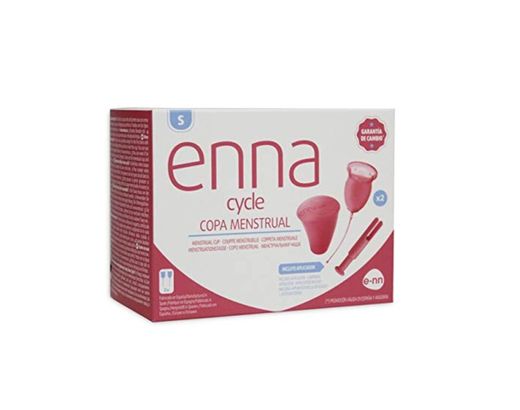 ENNA CYCLE Copa Menstrual Talla S 2 Copas con aplicador