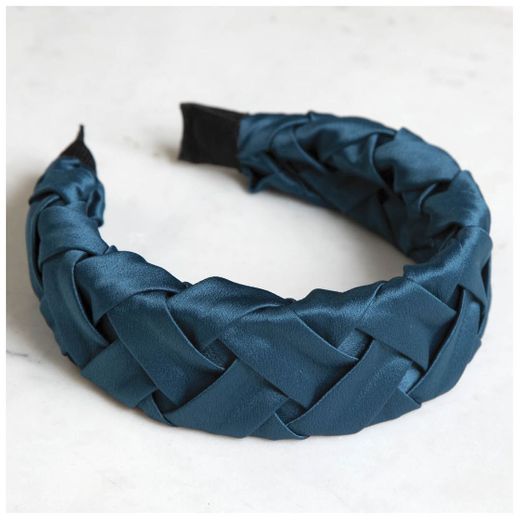 Plaited Sateen Alice Band