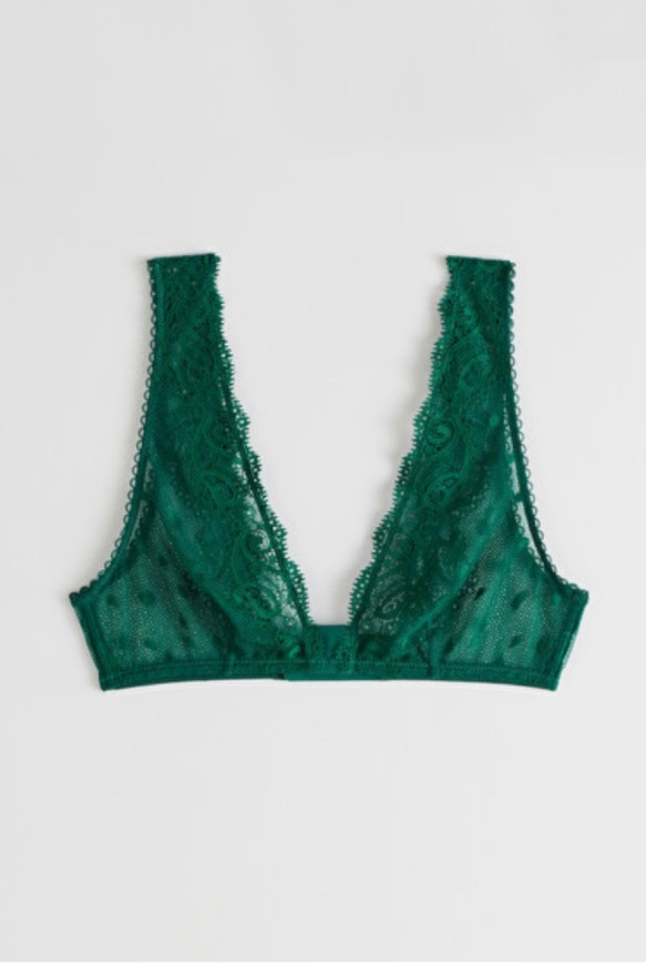 Fashion Paisley Dotted Lace Soft Bra | & Other Stories 