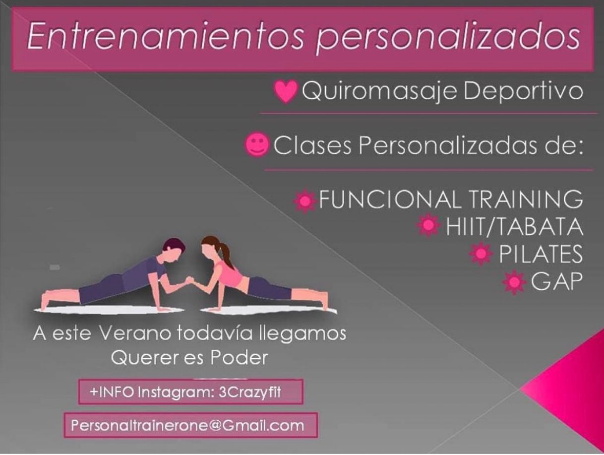 Fashion Entrenamientos personales en Valencia 