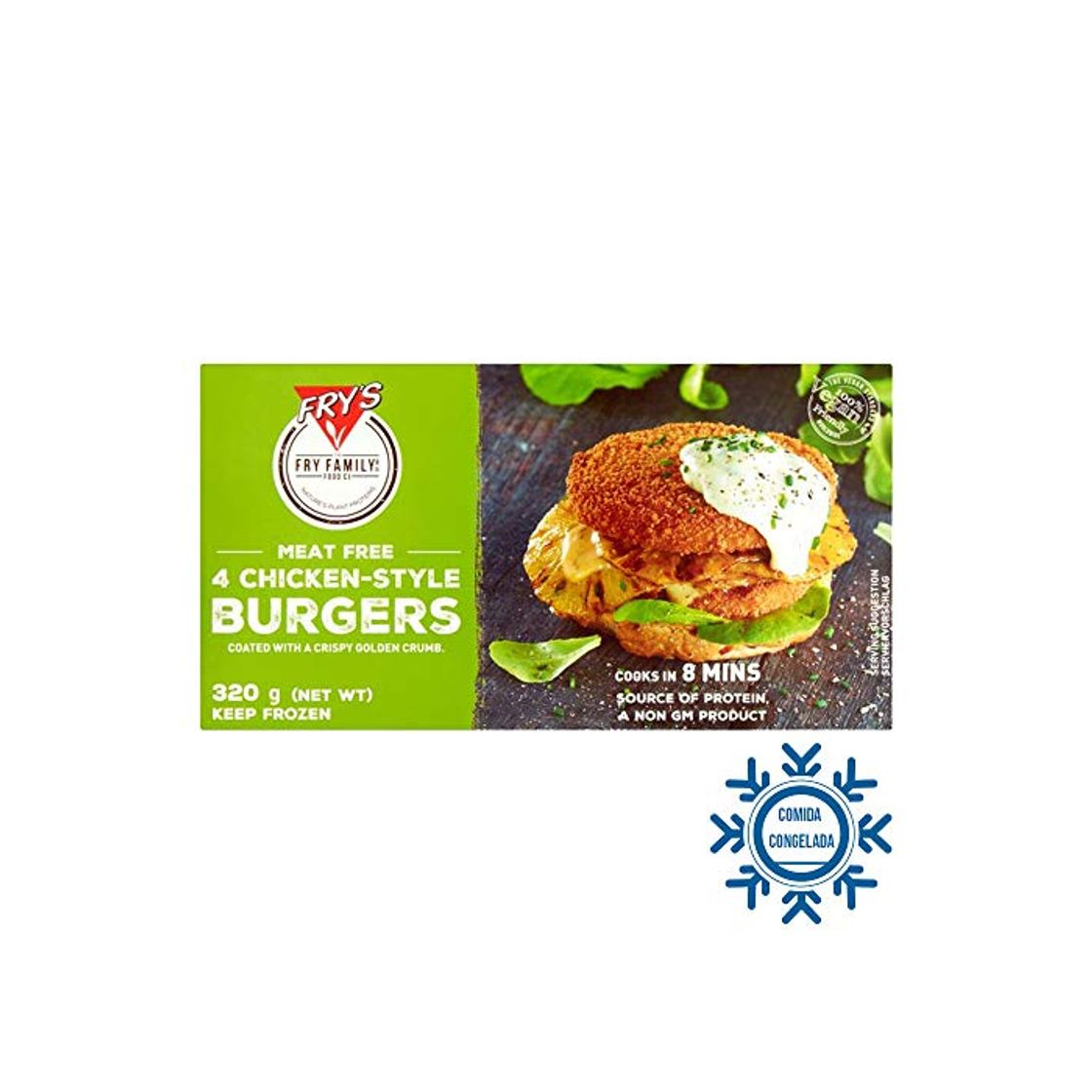 Social Fry's Family Hambuegesa Vegano Stylo Pollo 350g
