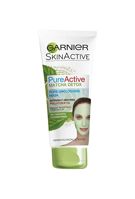Social Garnier Pure Activo Matcha Detox Máscara piel grasa