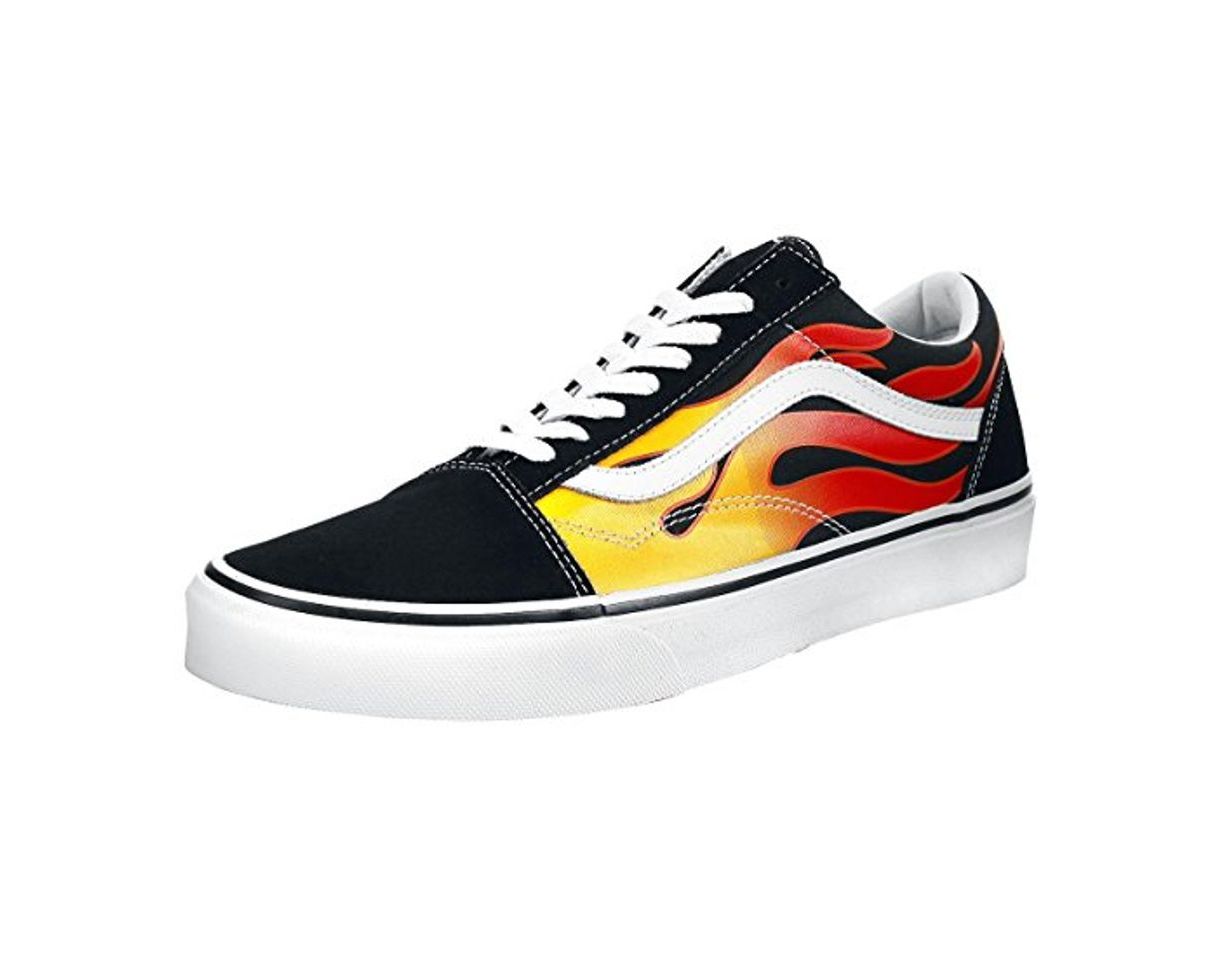 Moda Vans Old Skool Flame Zapatillas negro/rojo EU45