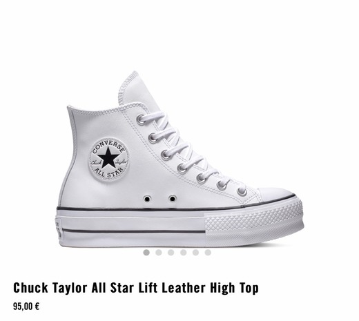 Chuck Taylor All Star Lift Leather High Top - Converse ES