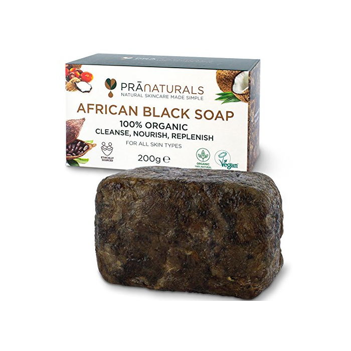 Beauty PraNaturals Jabón Negro Africano 200g