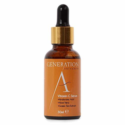 Beauty Generation Skincare Vitamina C Suero - Ácido Hialurónico - Imprimación hidratante para