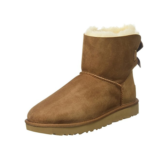 Moda UGG 1016501, Botas de Nieve Mujer, Marrón