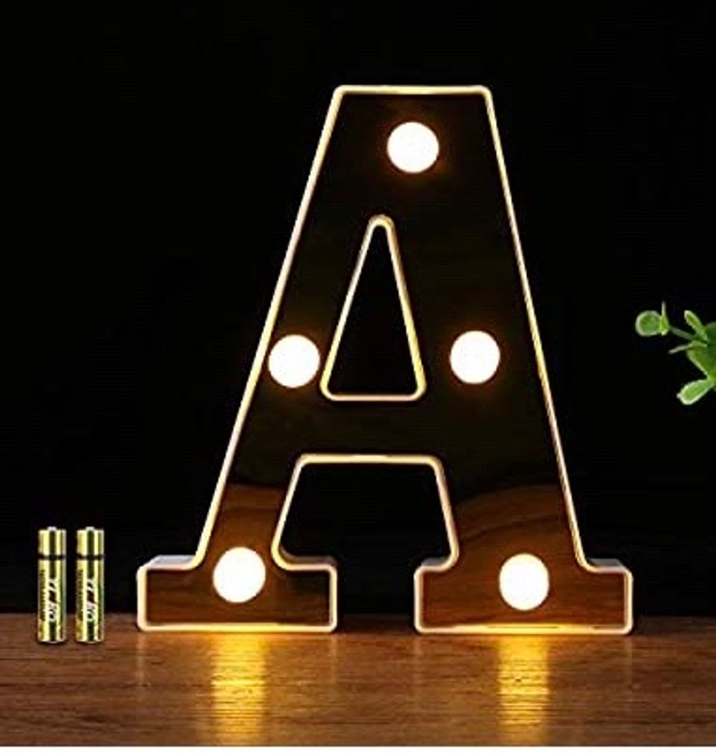 Producto Letras de luces LED alfabeto y números 