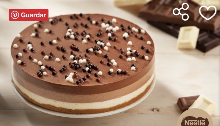 Product Tarta a los tres chocolates con Thermomix® 