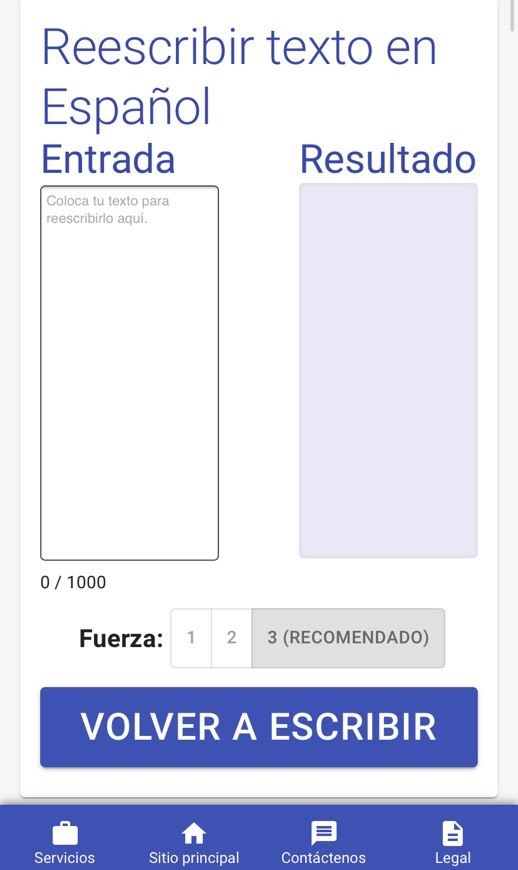 Social Reescribe, reordena o vuelve a escribir texto | cambiador de ...