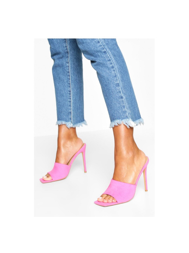 Social Extreme Square Toe Mules