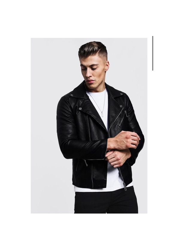 Social Cazadora biker hombre
