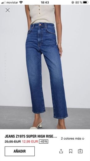 Jeans super high waist