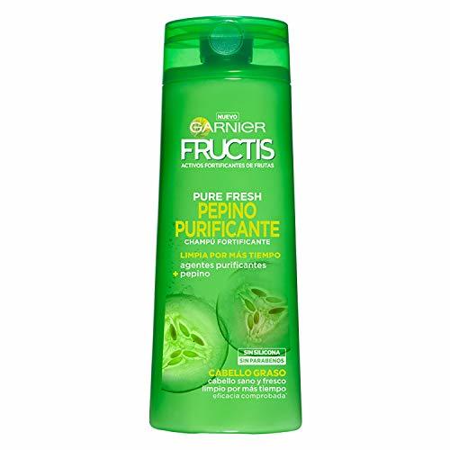 Product Garnier Fructis Champú Pure Fresh Pepino Purificante