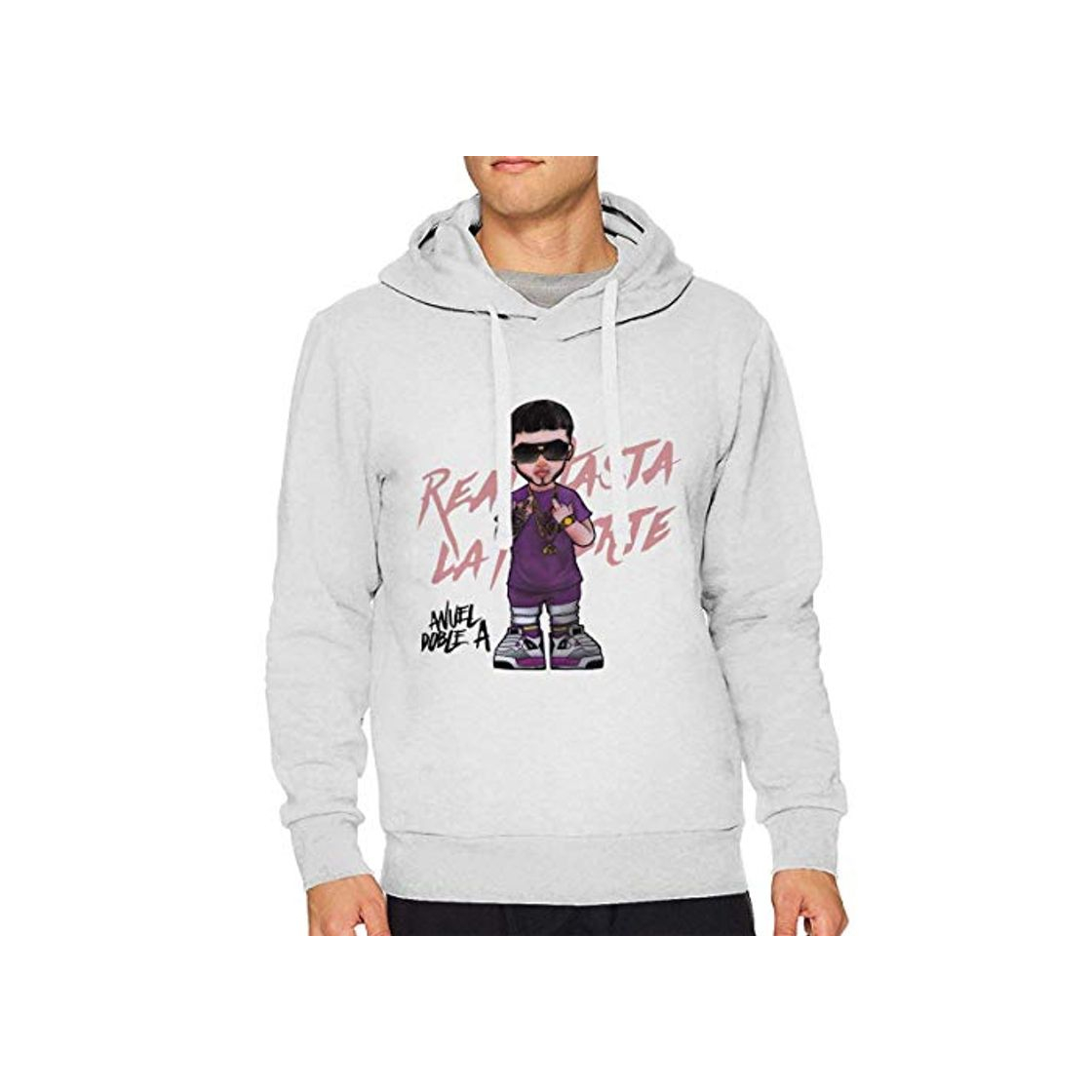 Product Dlovae Sudadera con Capucha Womens Anuel AA Real hasta La Muerte Hoodie