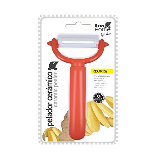 Lugares TM Electron HOKN021R Pelador de Frutas y Verduras con Cuchilla de cerámica