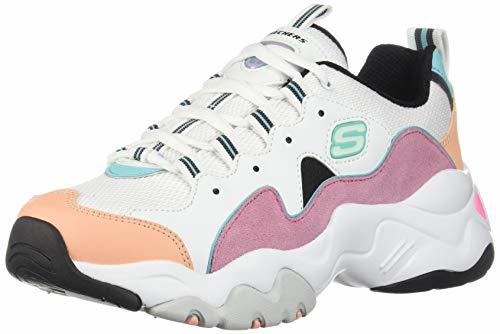 Moda Skechers D'lites 3.0 Zenway - Zapatillas para Mujer, Blanco