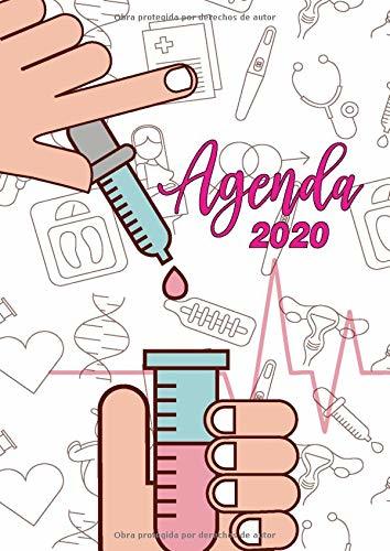 Book Agenda 2020: Tema Enfermera Medicina Agenda Mensual y Semanal