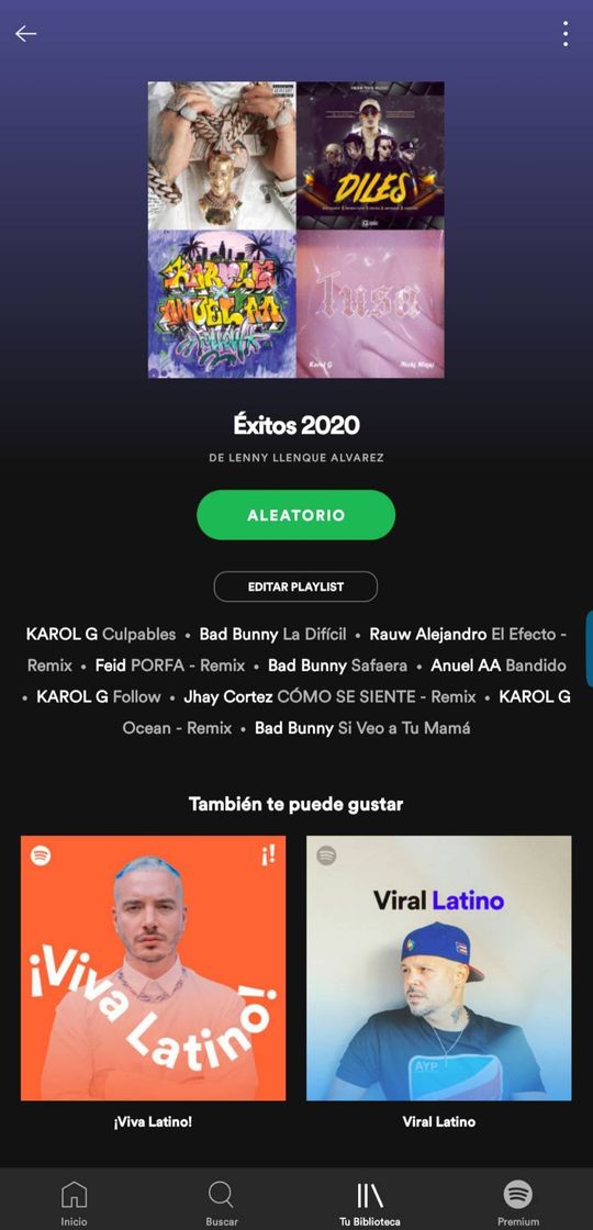 Canciones La Mejor Playlist En Spotify 😎🥳💯🤘👌