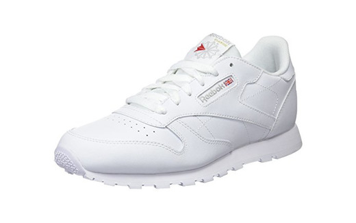 Reebok Classic Leather, Zapatillas de Running Niños, Blanco