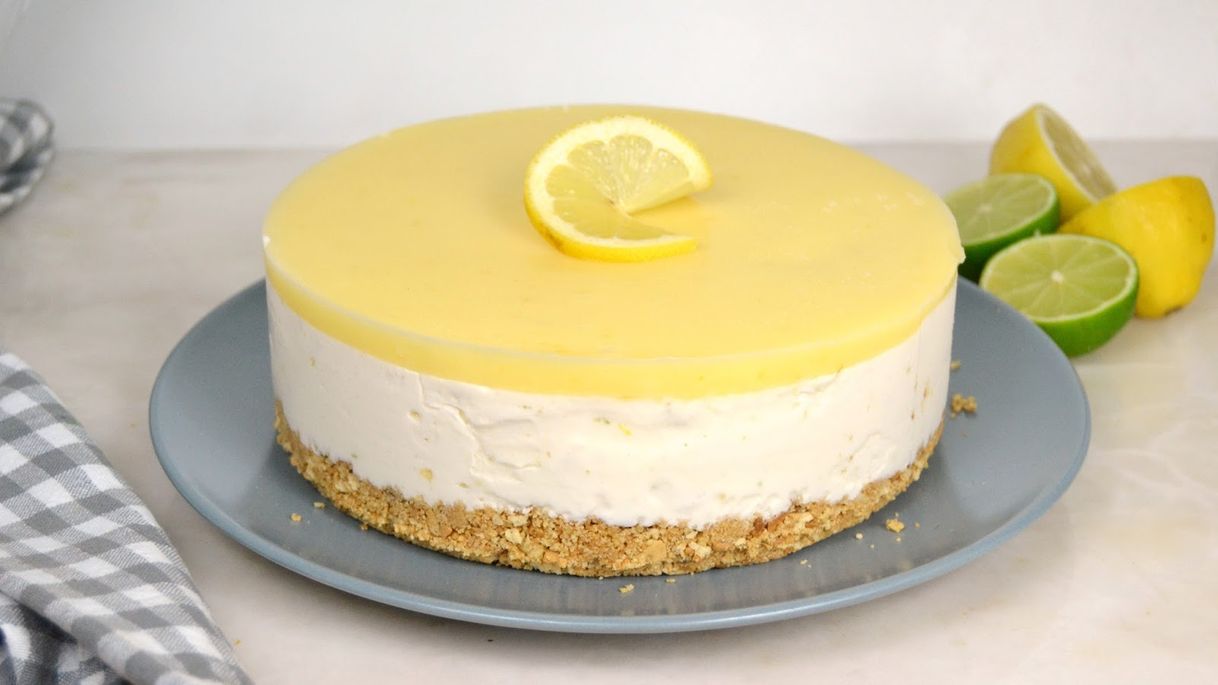 Moda Tarta helada de limón 🍋 y leche condensada 