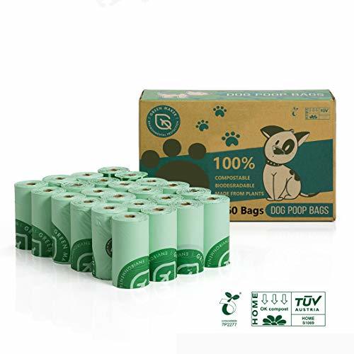 Product Green Maker Bolsas de Compost para Perros 360 Bolsas de Desechos Biodegradables