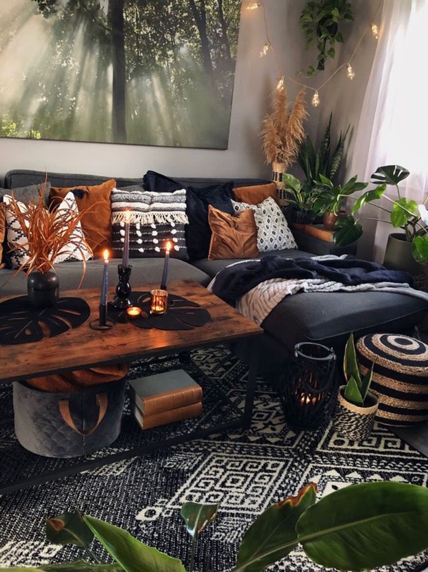 Moda Boho living room 