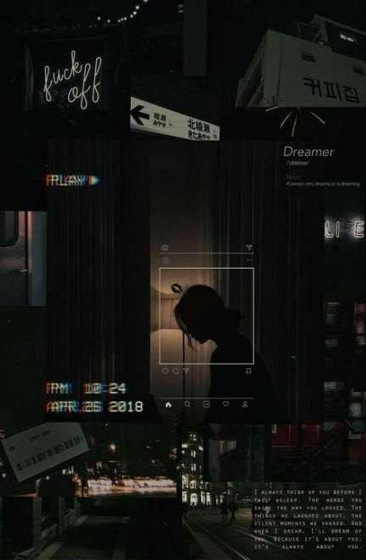 Social Wallpaper black
