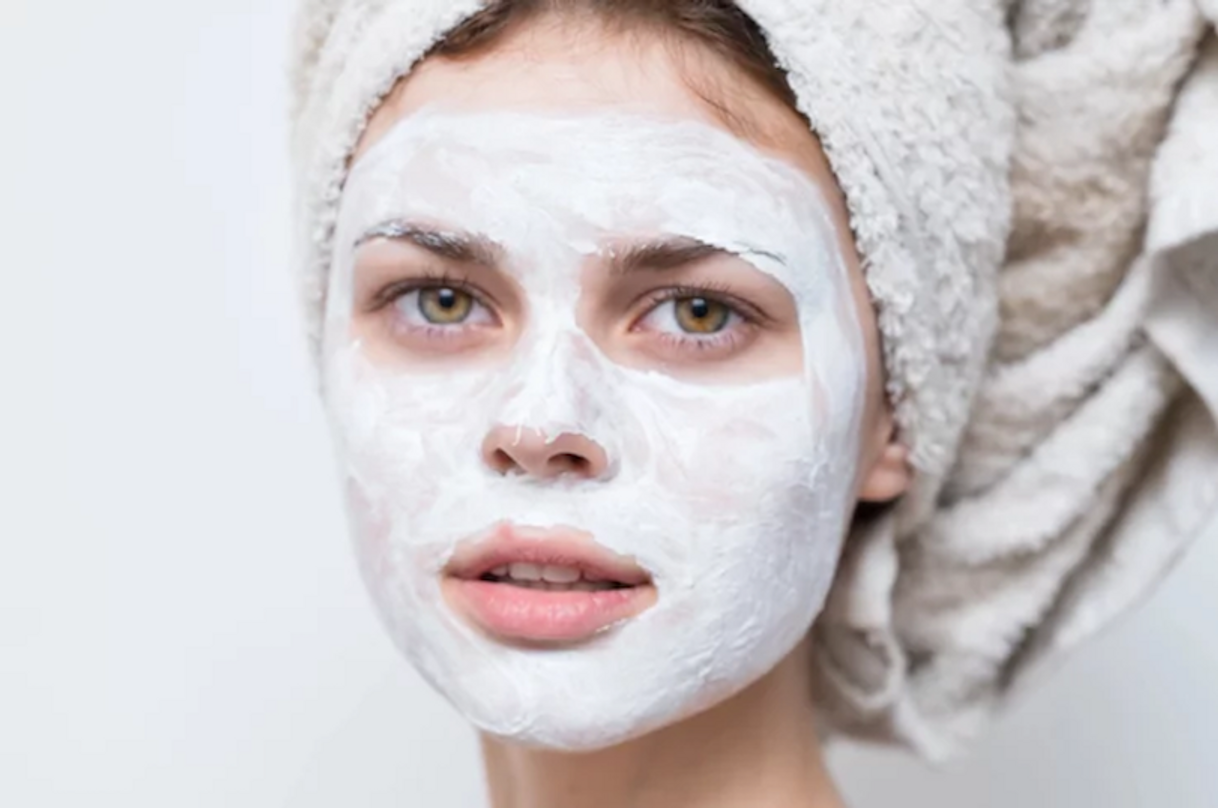 Social Mascarilla arcilla blanca