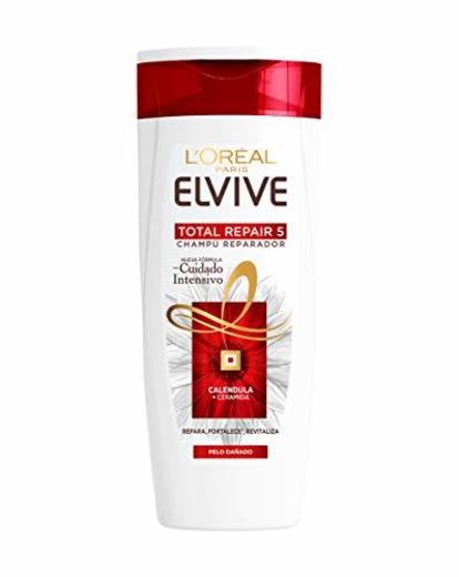 L'Oreal Paris Elvive Total Repair 5 Champú Reparador para El Pelo Dañado