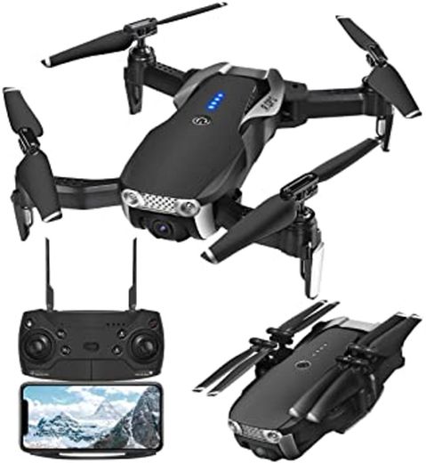 tech rc Drone con Cámara HD 1080P, Drone FPV Plegable Drone Profesional