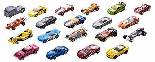 Social Hot Wheels Pack de 20 vehiculos, coches de juguete