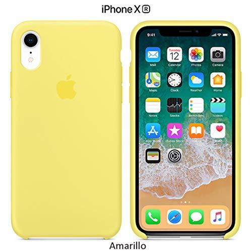 Product Funda Silicona para iPhone XR Silicone Case, Textura Suave, Forro Microfibra