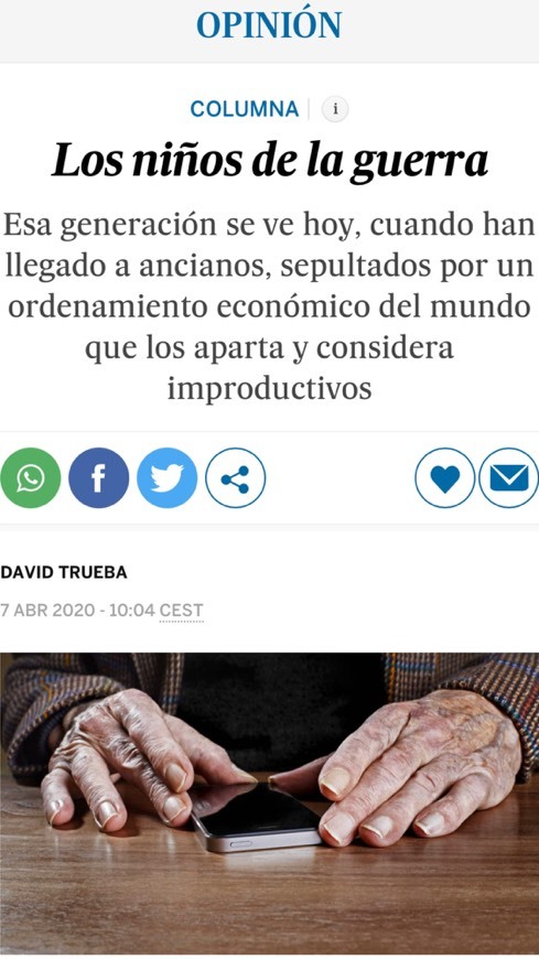 Moda Los niños de la guerra | Opinión | EL PAÍS