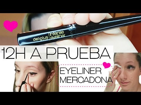 Fashion GEL EYELINER DELIPLUS.mercadona - YouTube