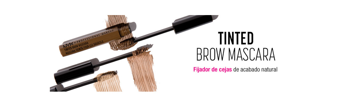 Producto fijador de cejas acabado natural tinted brow mascara