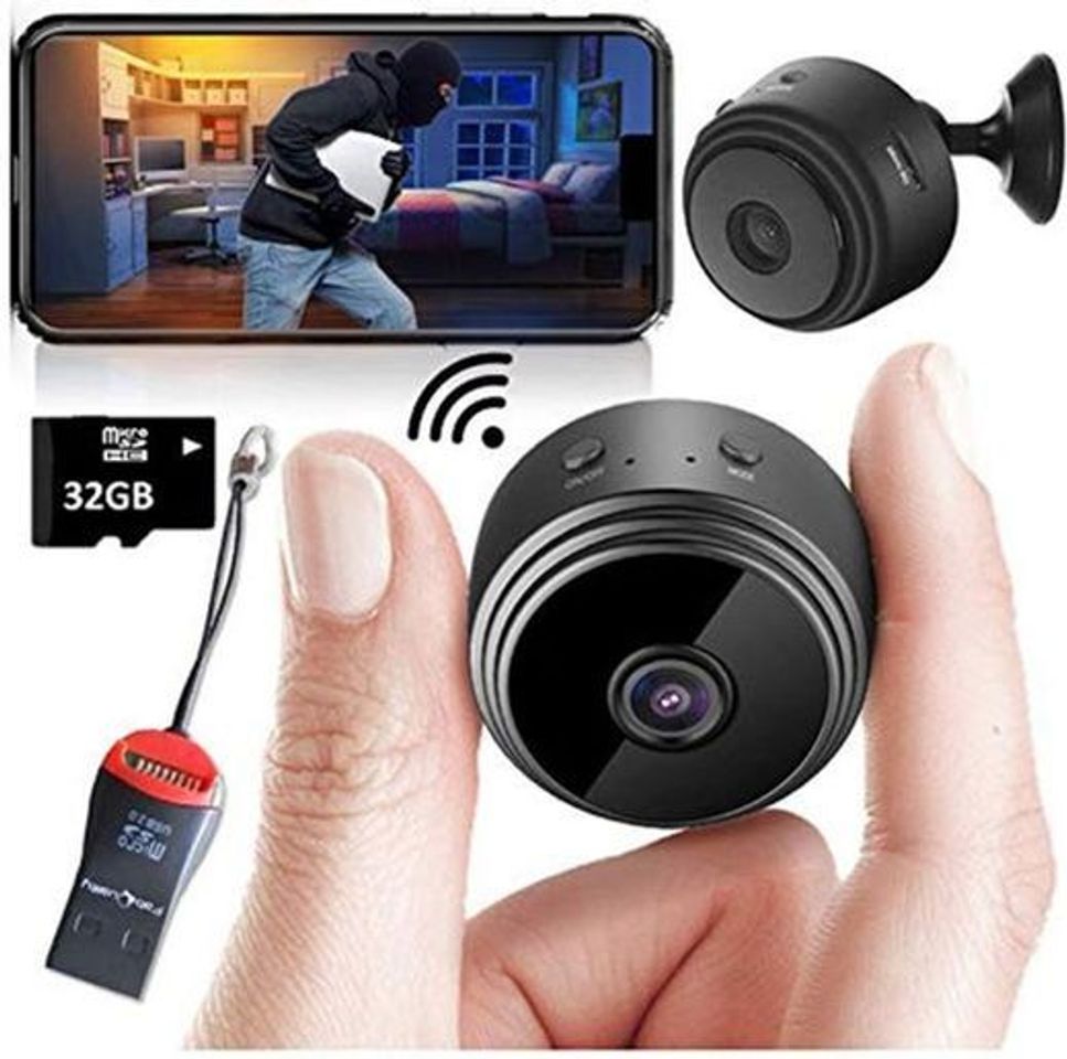 Products Mini Spy Camera Wireless Hidden Home WiFi Security Cameras with App 1080P,