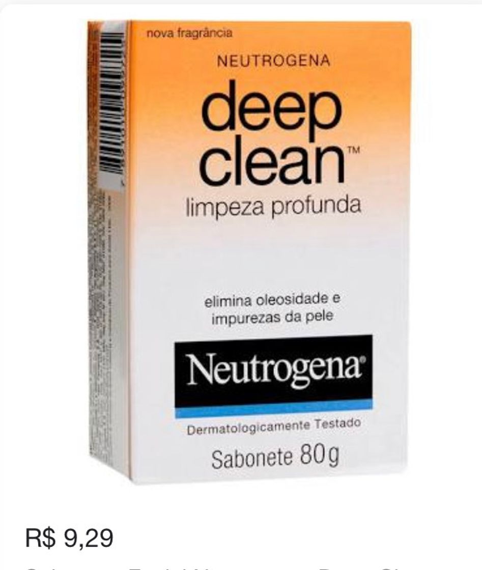 Moda Sabonete Facial Neutrogena Deep Clean com 80g
