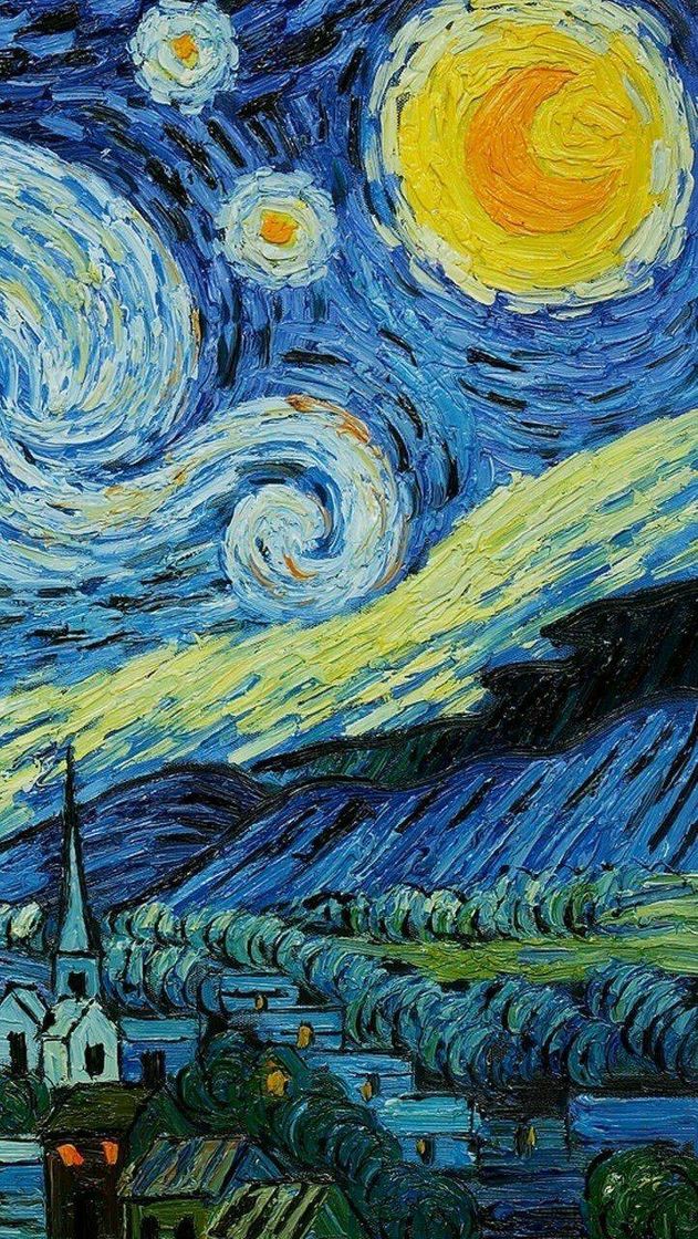 Fashion Wallpaper Noite Estrelada de Van Gogh