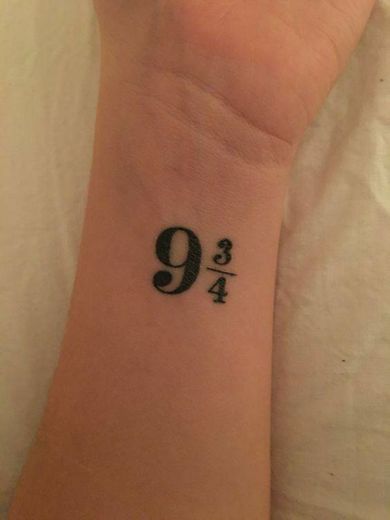 Tatuagem plataforma 9¾