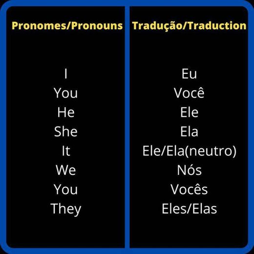 Pronomes 