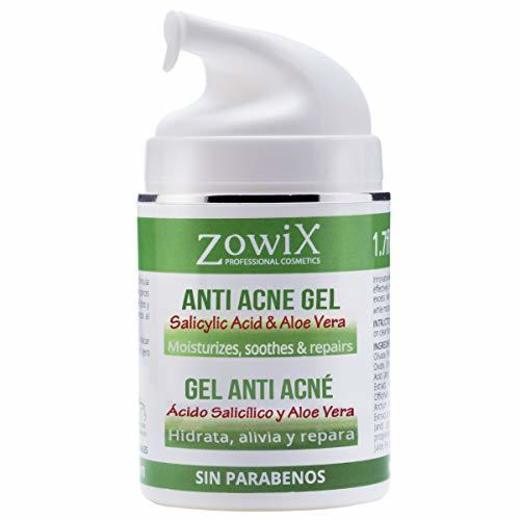 ZOWIX Gel Antiacne. Reduce granos