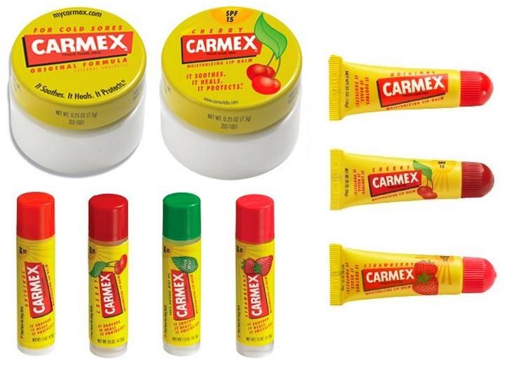 Carmex Lip Balm, Moisturizer, Cold Sore Treatment and Lip Care ...