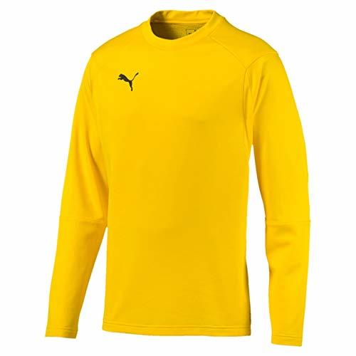 Lugar PUMA Liga Training Sweat Sudadera, Hombre, Amarillo