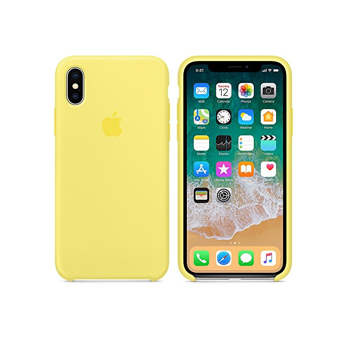 Electrónica El último Verano Funda iPhone X, Slim Líquido de Silicona Gel Carcasa