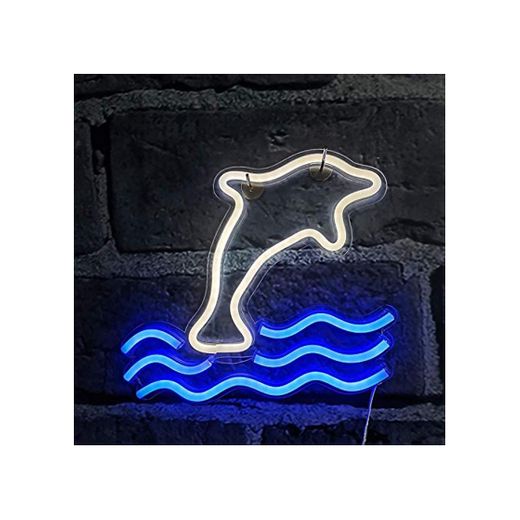 Dolphin Neon Light LED Neon Sign Luces de Navidad para decoración de