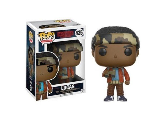 Game Funko Pop!- Stranger Things Lucas Figura de Vinilo,, Estándar