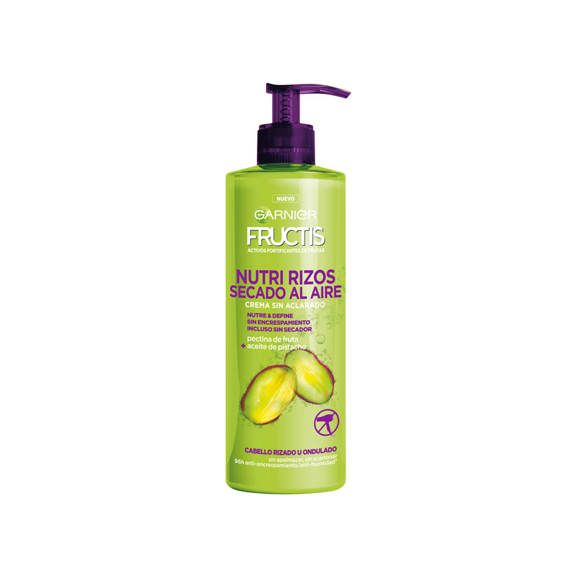 Beauty Garnier Fructis Nutri Rizos Secado al Aire Crema Sin Aclarado para Pelo