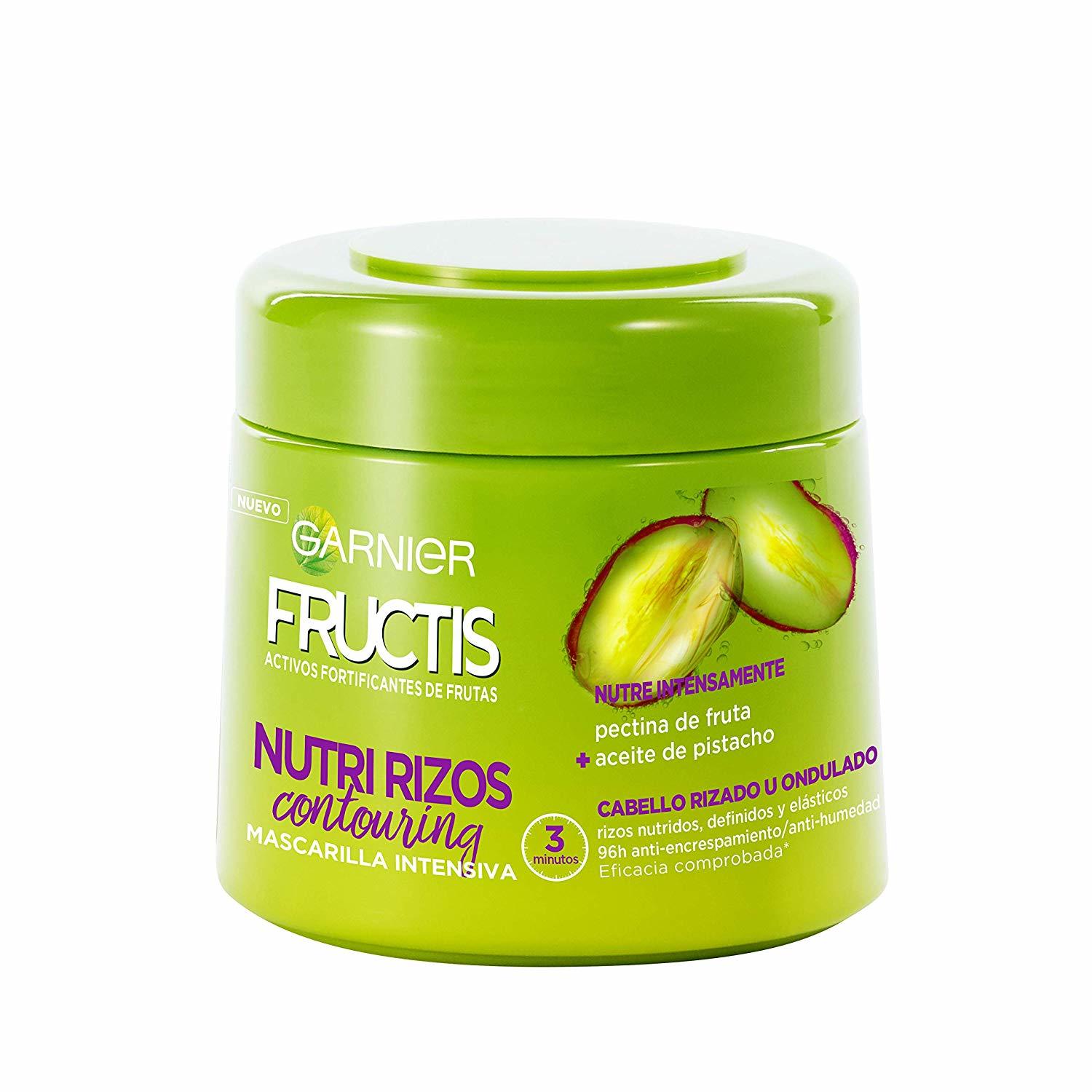 Belleza Garnier Fructis Nutri Rizos, Mascarilla para Cabello Rizado u Ondulado - 3